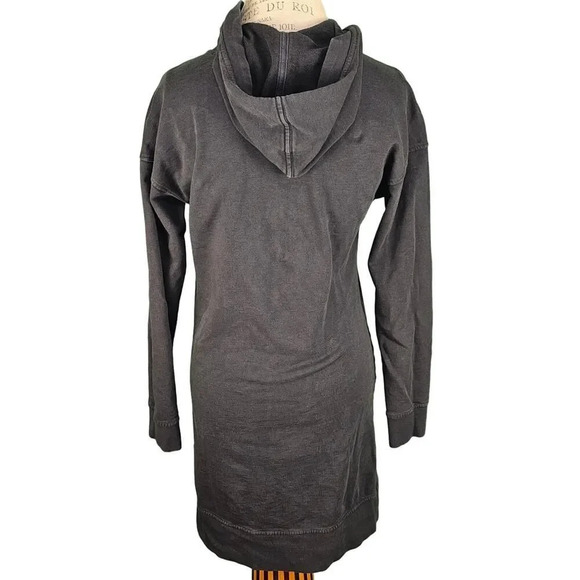 Toad & Co Womens Navy Blue Follow Through Hooded Dress Medium - Picture 2 of 5
